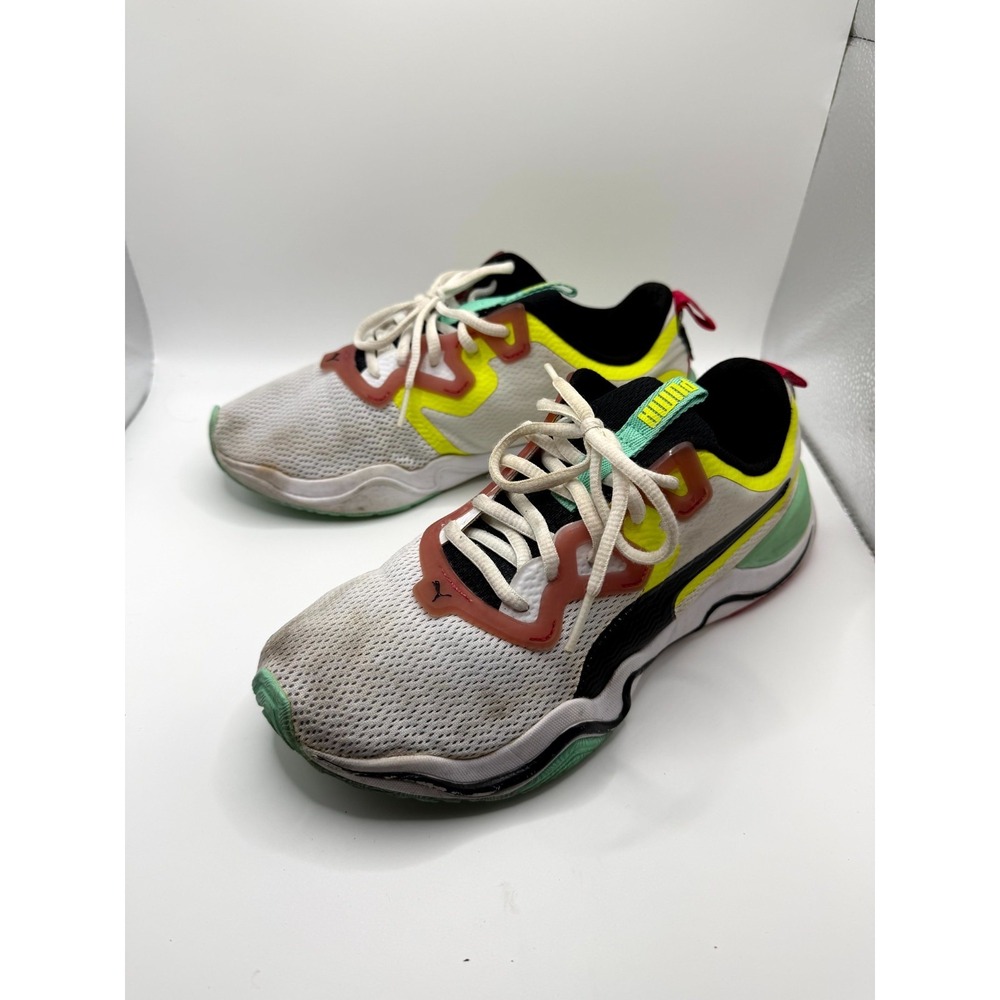 Puma Zone XT 193031-04 Women's 7.5‎ Sneakers White Green Mesh Training Shoes